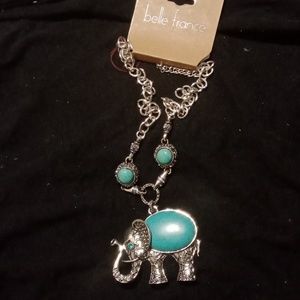 Belle France Elephant Necklace